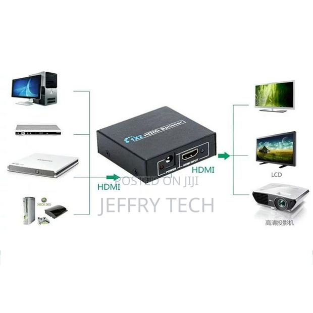 4kx2k V1.4 HDMI 1x2 Splitter Adapter With Amplifier Hdcp HD - thumbnail 3