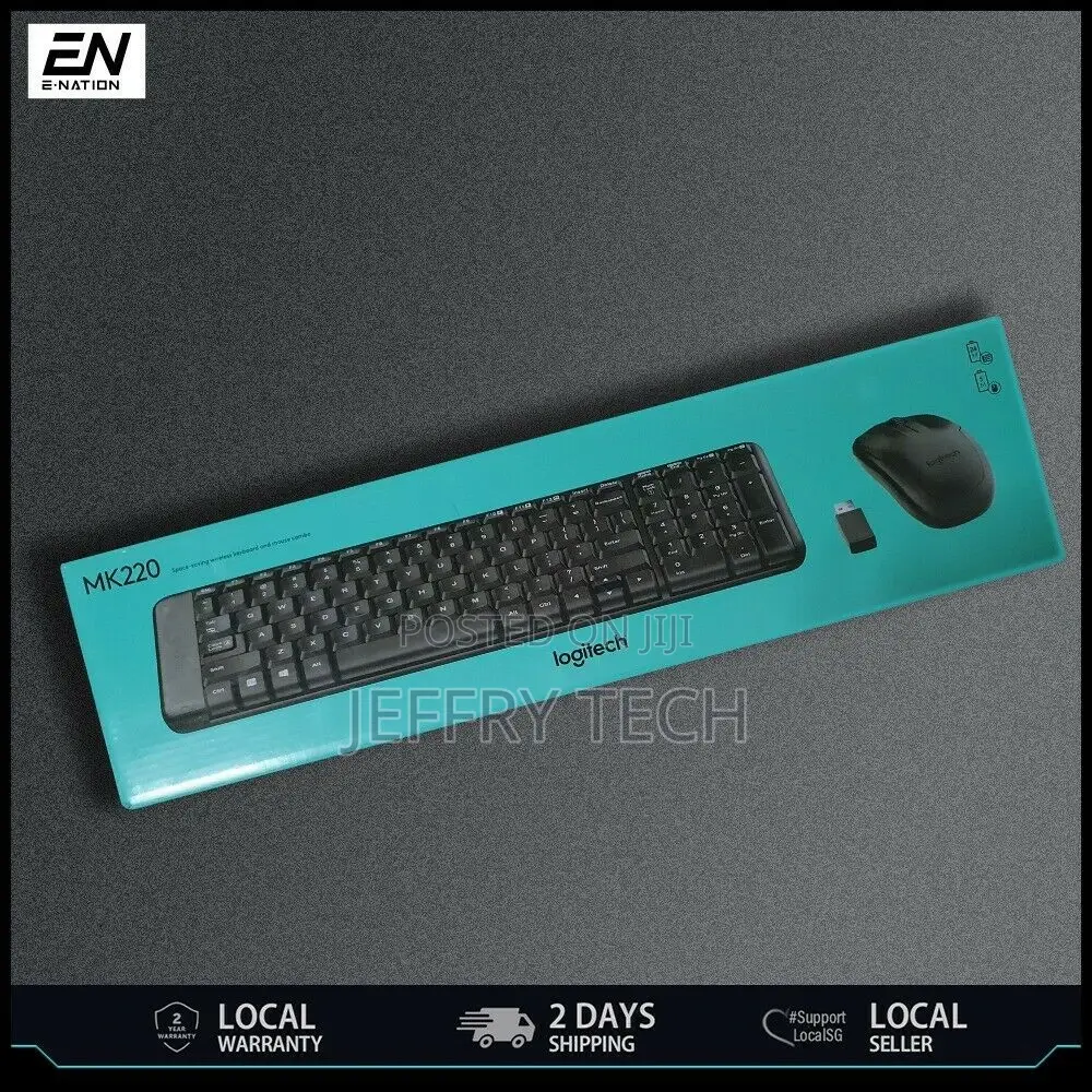 Logitech MK220 Wireless Keyboard Mouse Combo