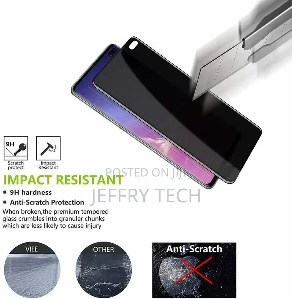 Privacy Screen Protector Glass for Samsung Galaxy S10 |S10