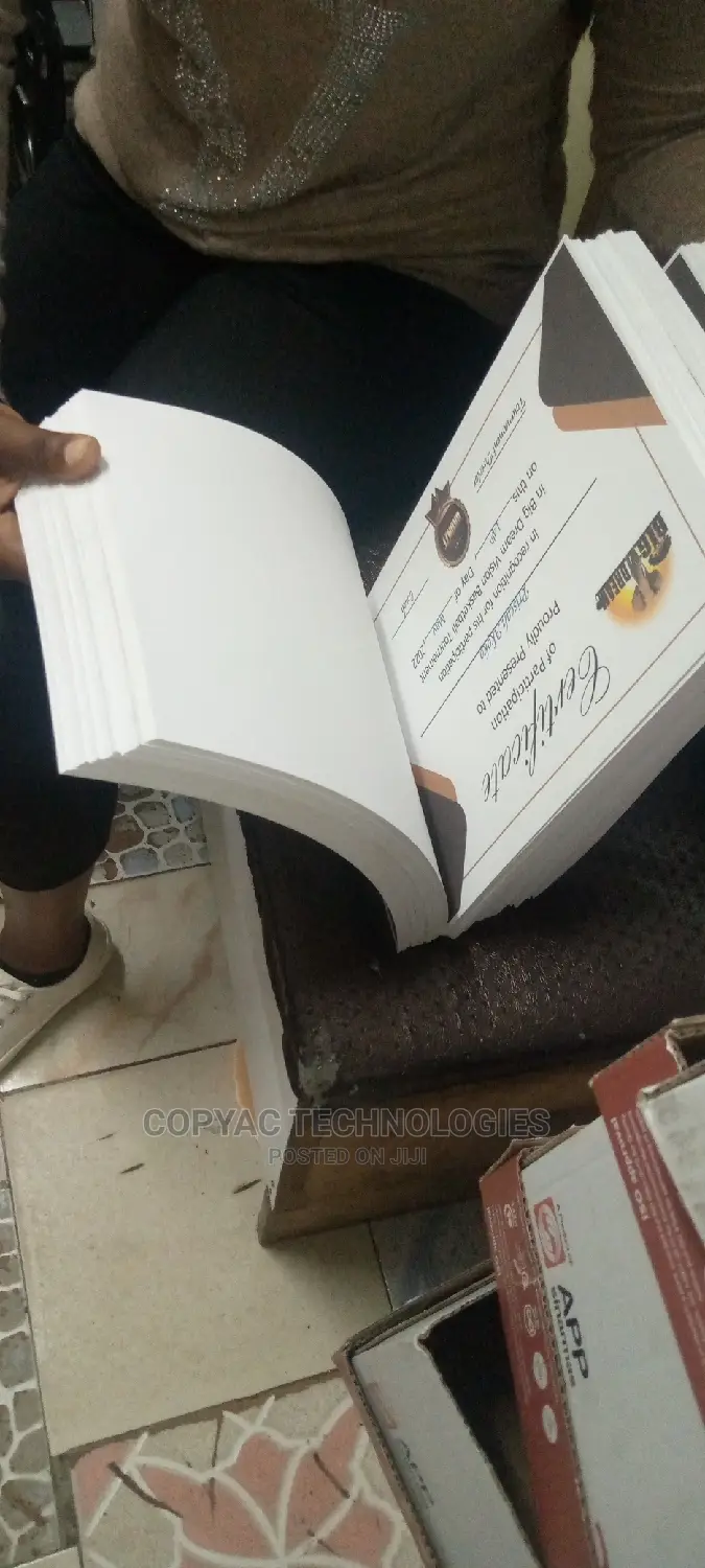All Categories Certificates Printing Services
