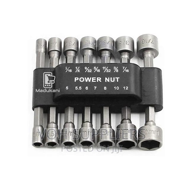 Quality14pcs Non Magnetic Nut Setter Drill Bit Adapter Set