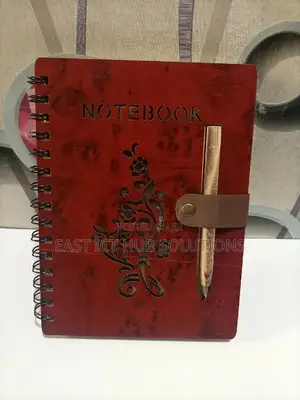 Wooden Cover Notebooks Bamboo Single Ruled Notebook
