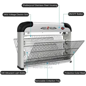 Home Electric Bug Zapper, Aluminium Indoor Insect Killer .