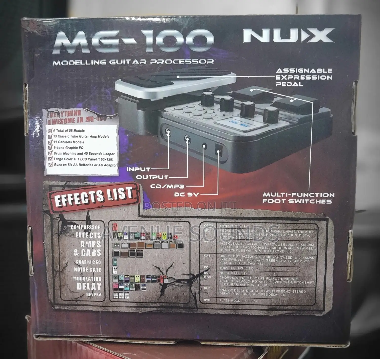 Nux MG-100 Guitar Effect