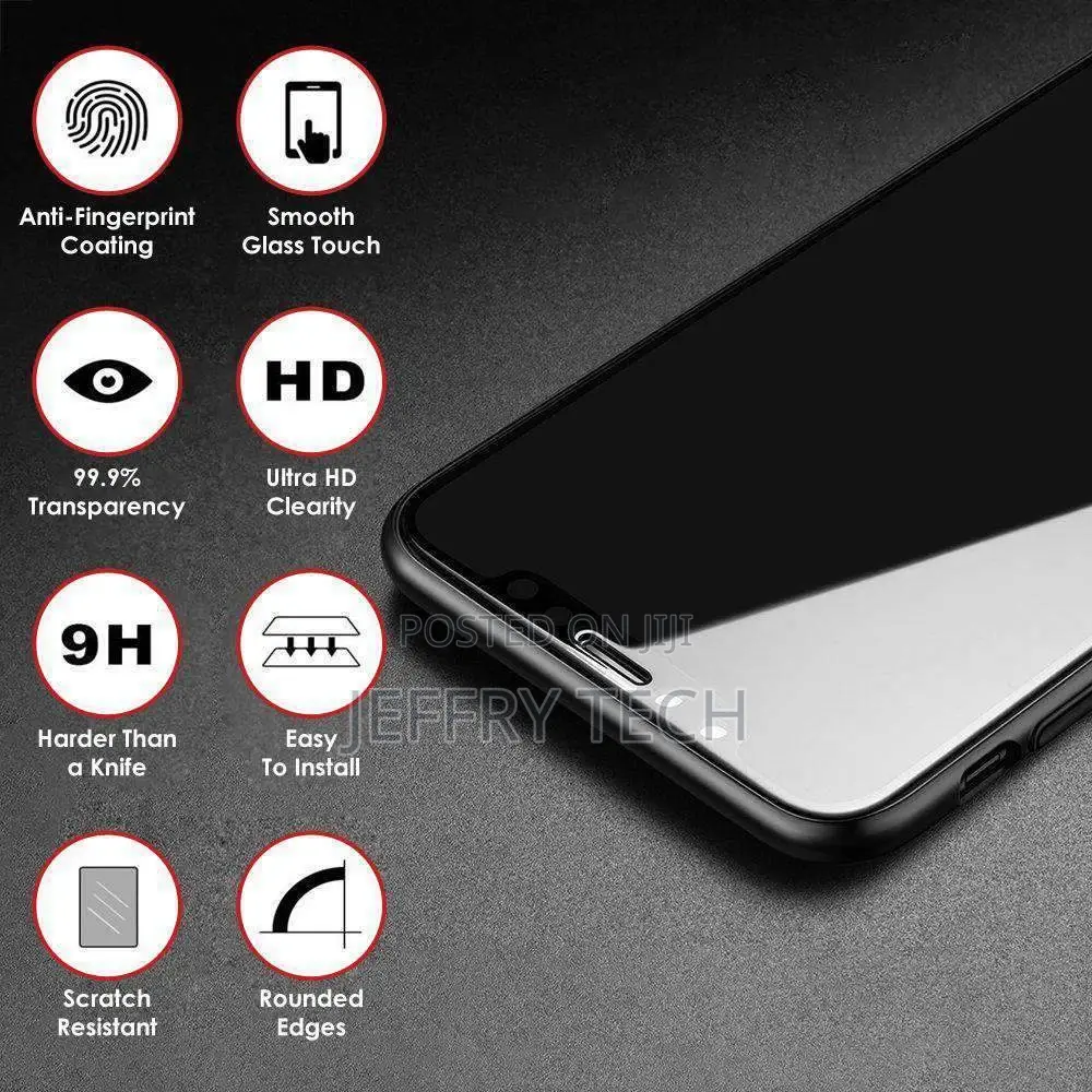 Tempered Glass Screen Protector for iPhone 11 Pro Max/ Xs Ma