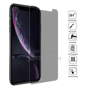 Privacy 3D Tempered Glass Film Screen for iPhone Xr