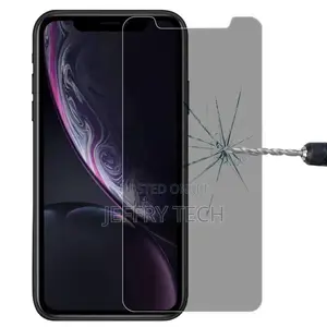 Privacy 3D Tempered Glass Film Screen for iPhone Xr