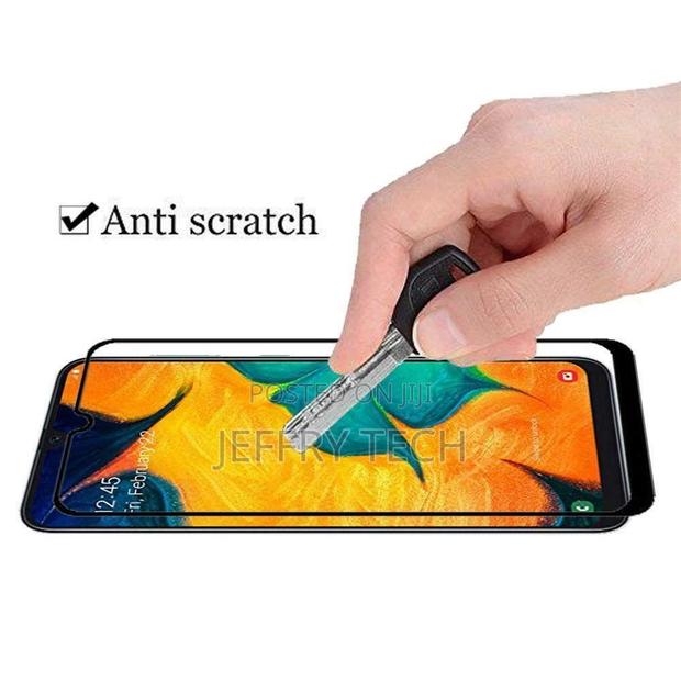 Samsung Galaxy A20 Full Screen Tempered Glass Protector Bubb - thumbnail 2