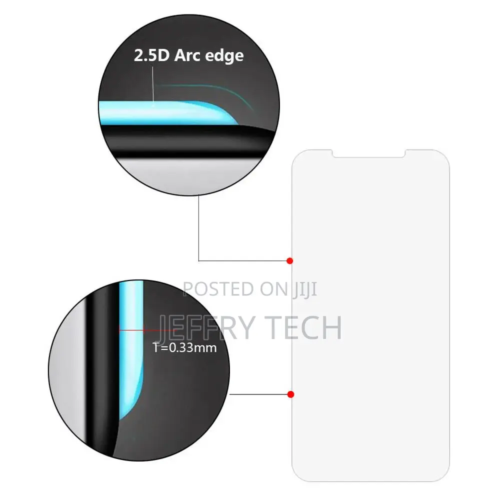 [2-Pack] for iPhone X/ XS/ XR/ XS Max Tempered Glass Screen