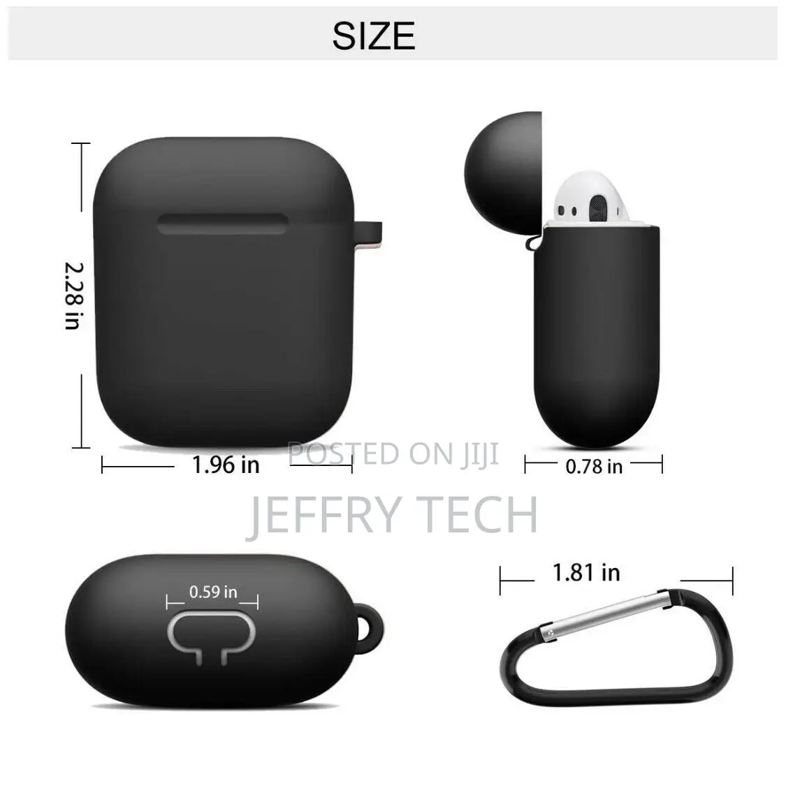 Silicone Case Cover Protective Rubber for Apple Air Pod 1