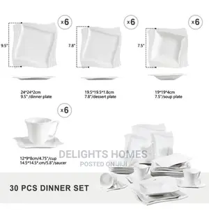 36pcs Malacasa Dinner Set