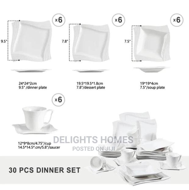 36pcs Malacasa Dinner Set - thumbnail 4
