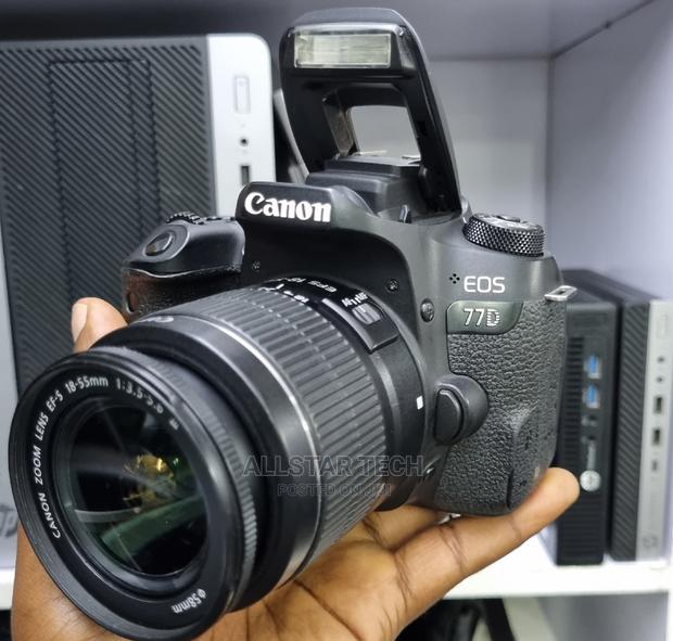 Canon EOS 77D DSLR Camera With 18-55 Lens - thumbnail 3