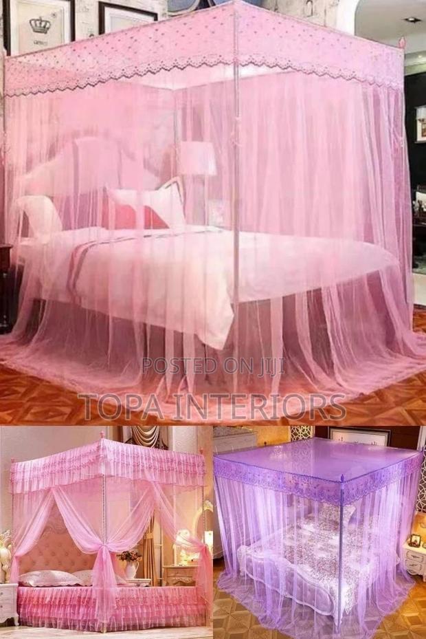Do It Yourself Four Stand Mosquito Nets for Home and Hotel - main view