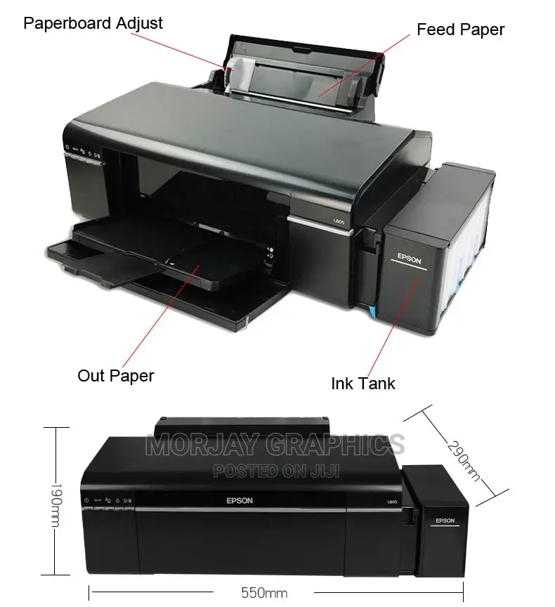 6 Color Inkjet A4 Size L805 Printer