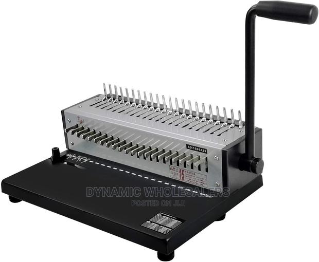 Binding Machine Available - main view