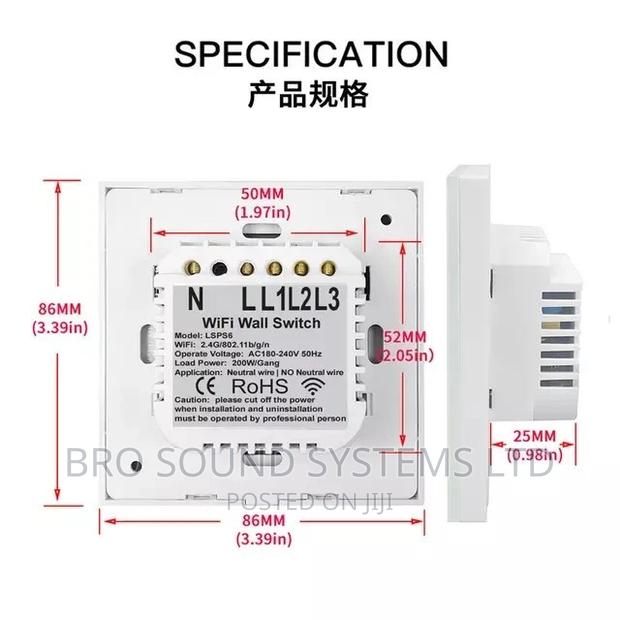 Smart Lights Switch, Neutral Optionalamazon Alexa, Tuyu - thumbnail 3
