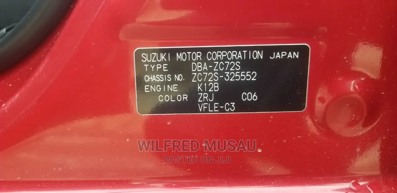 Suzuki Swift 2014 Red