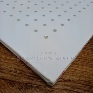 Acoustic Gypsum Ceiling Tiles Perforated