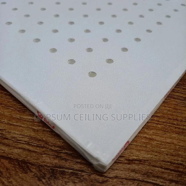 Acoustic Gypsum Ceiling Tiles Perforated