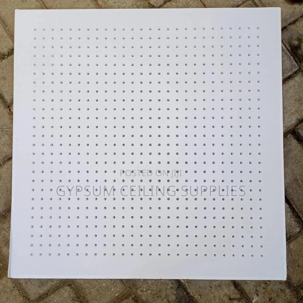 Acoustic Gypsum Ceiling Tiles Perforated - thumbnail 3