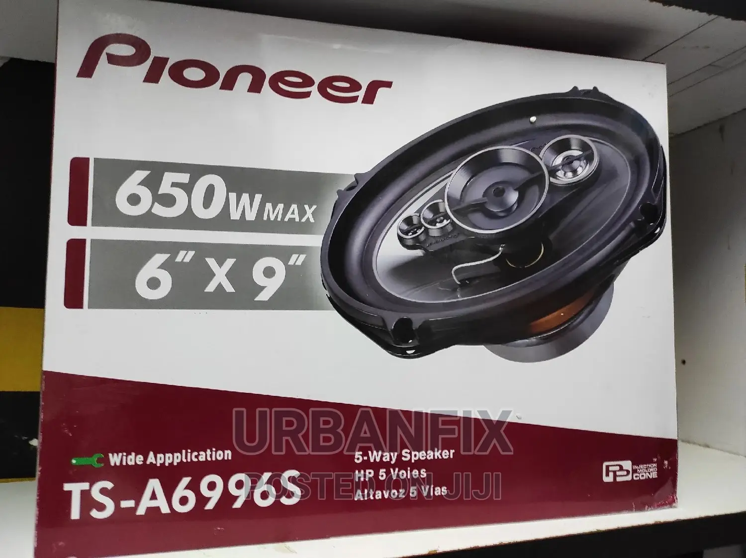 Pioneer 650 Watts 6 by 9 Midrange Speakers