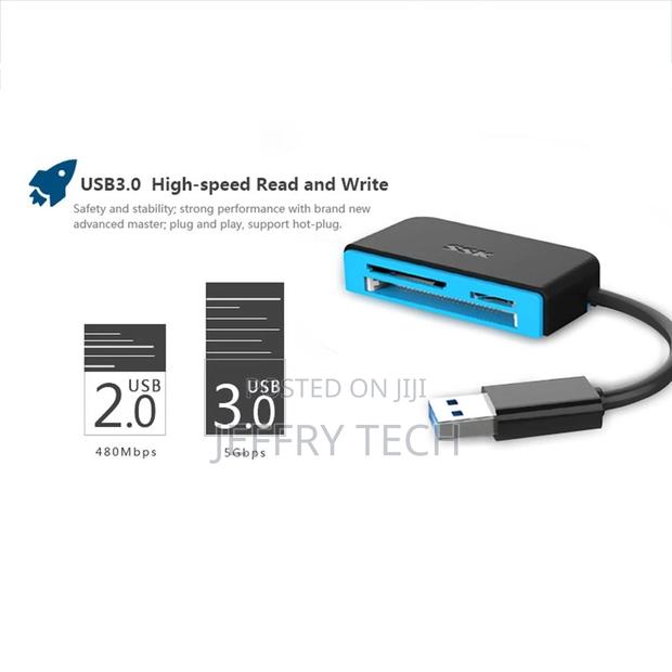 SSK SCRM330 USB3.0 Card Reader Support SD/TF/CF Card With 5 - thumbnail 2