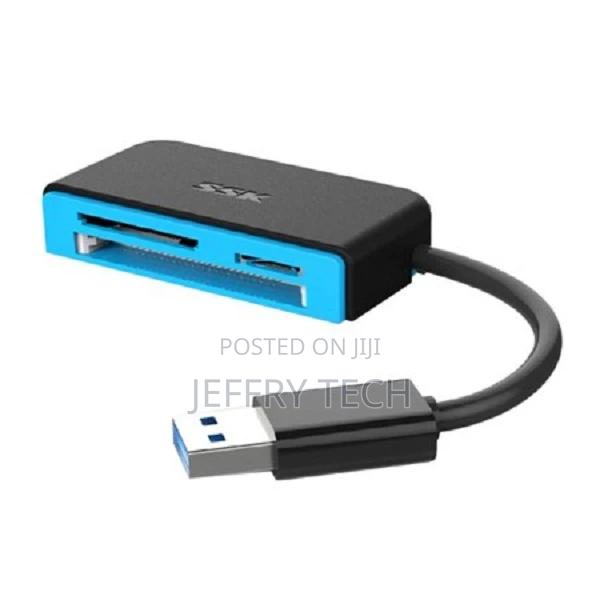 SSK SCRM330 USB3.0 Card Reader Support SD/TF/CF Card With 5 - main view