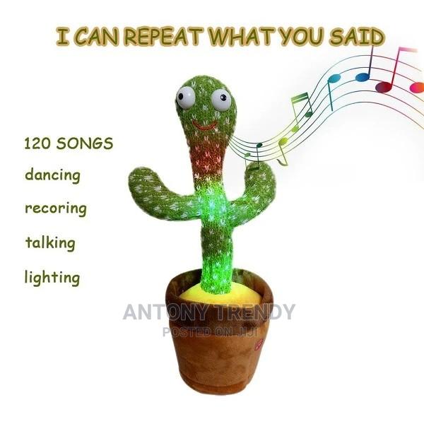 Lovely Talking Dancing Cactus Plush Toy Voice Repeat Doll . - main view