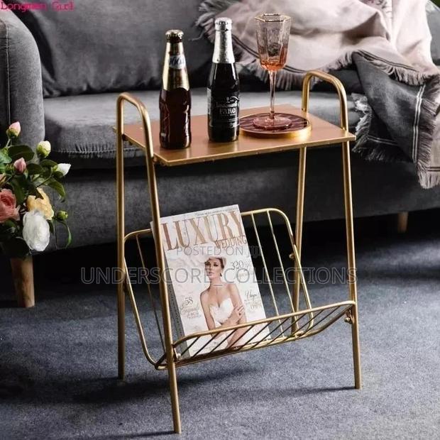 Metal End Table 2-tier.Suitable for Bedrm,Hostel,Htls,Recptn - main view