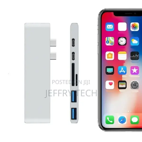 USB C Hub, 7 in 1 Type-C Hub With 4K HDMI, 100W Power Delive