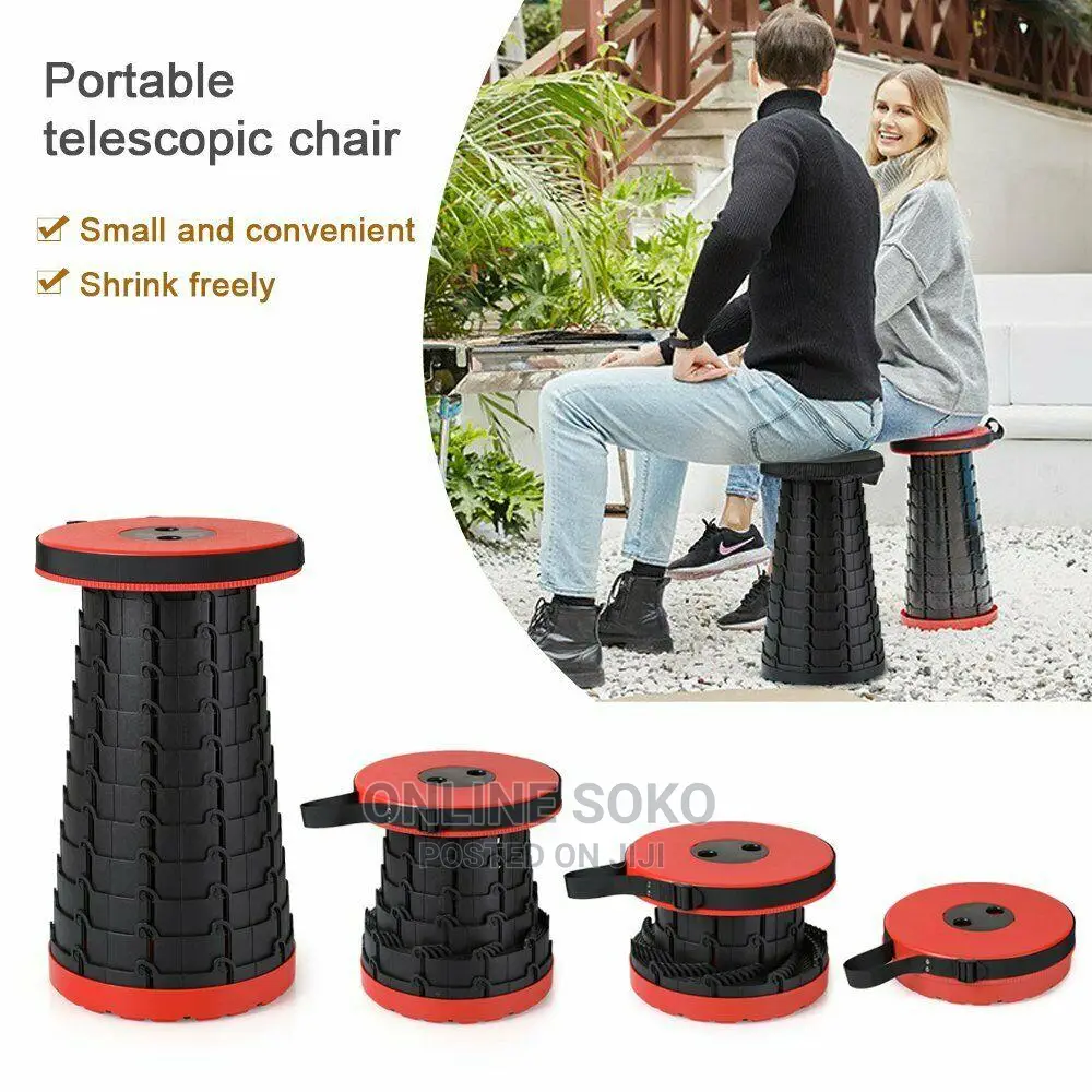 Portable Retractable Telescopic Folding Stool