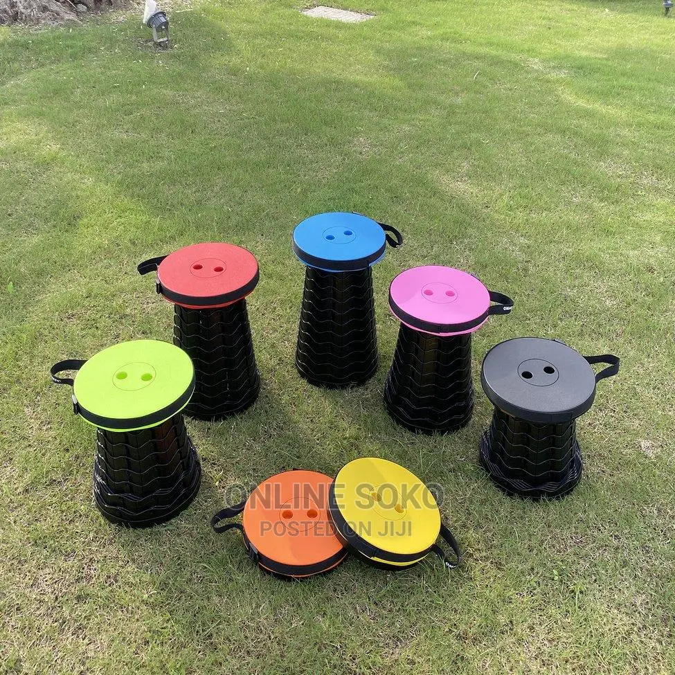 Portable Retractable Telescopic Folding Stool