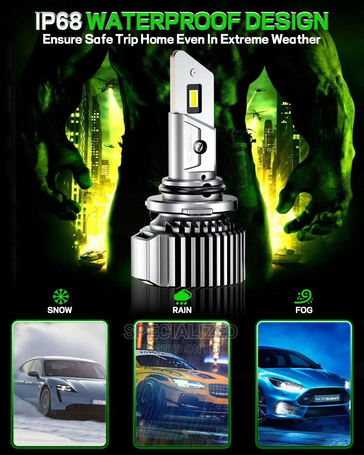 Brightest High Quality Novsight Led Car Headlight Bulbs