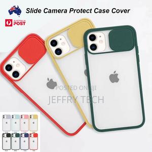 iPhone 11 12 13 Pro Max Case Slide Camera Protector Matte Ba - thumbnail 2