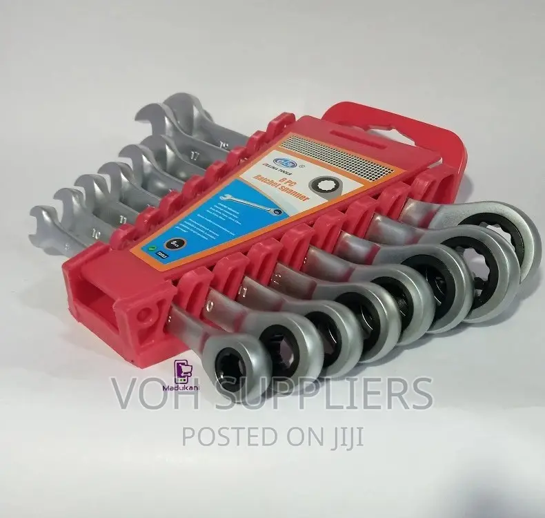 Quality 8PCS Ratchet Combination Spanner Set