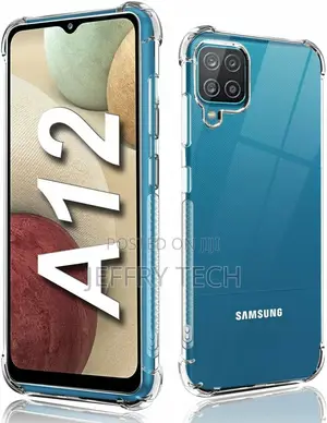 Clear Case for Samsung Galaxy A12 Silicone Shockproof Bumper