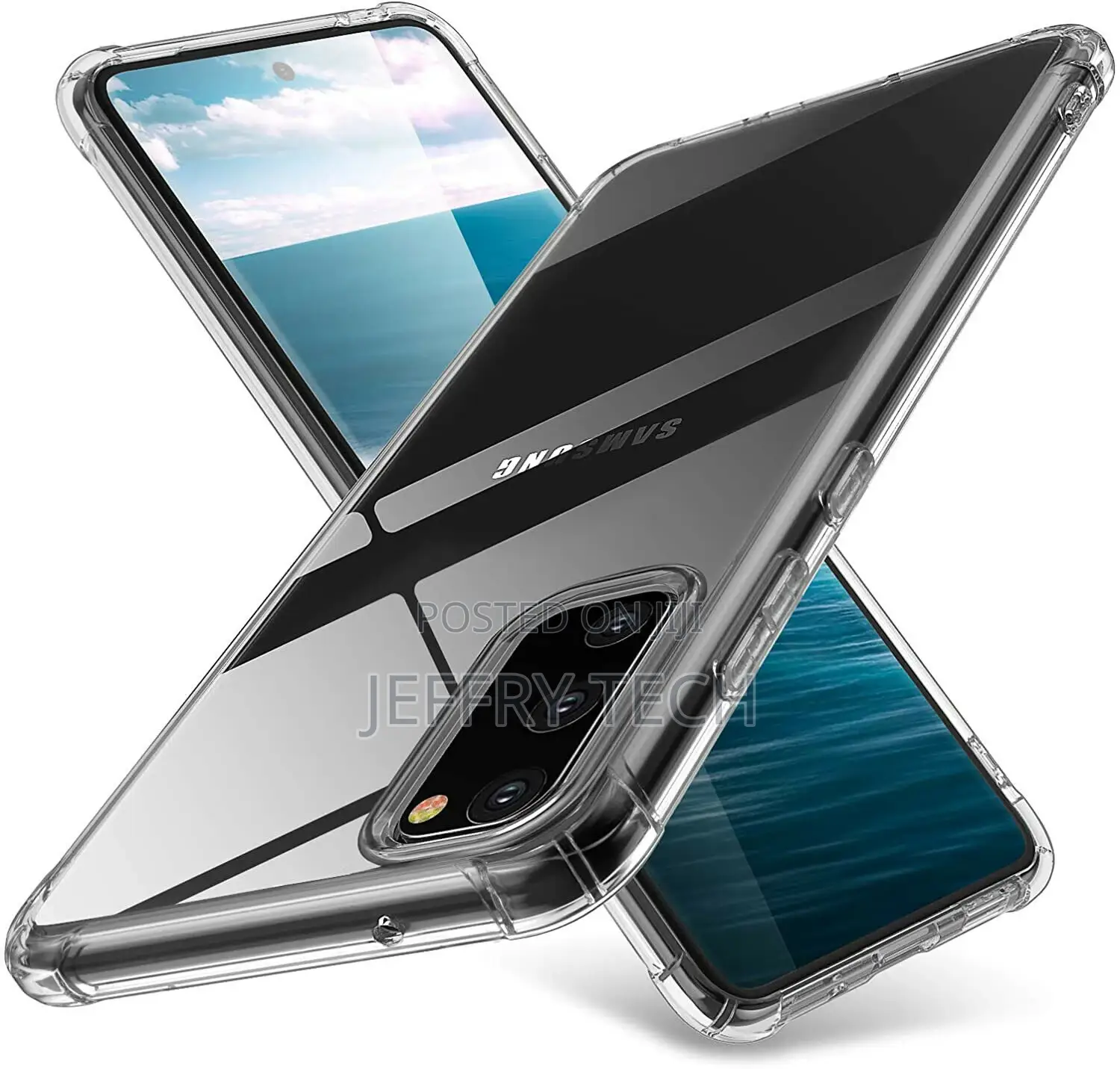 Clear Shockproof Case for Samsung S22 S21+ Fe S20+ Fe S10 S9