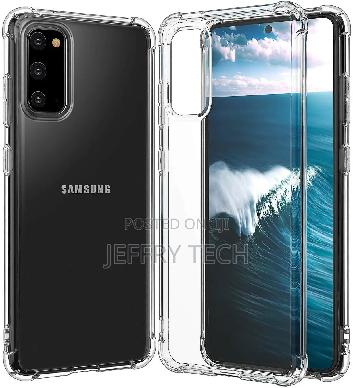 Clear Shockproof Case for Samsung S22 S21+ Fe S20+ Fe S10 S9