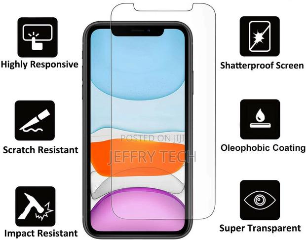 iPhone 13 XR X SE 3rd Gen 8 7 6 11 12 Max Screen Protector - thumbnail 3