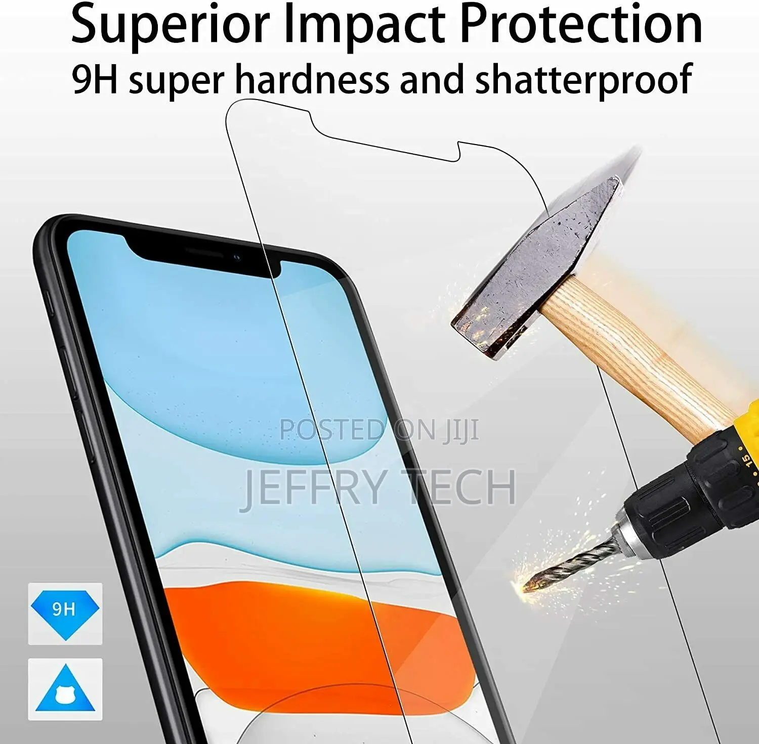 Clear Silicone Case Screen Protector for iPhone 13 11 12 X