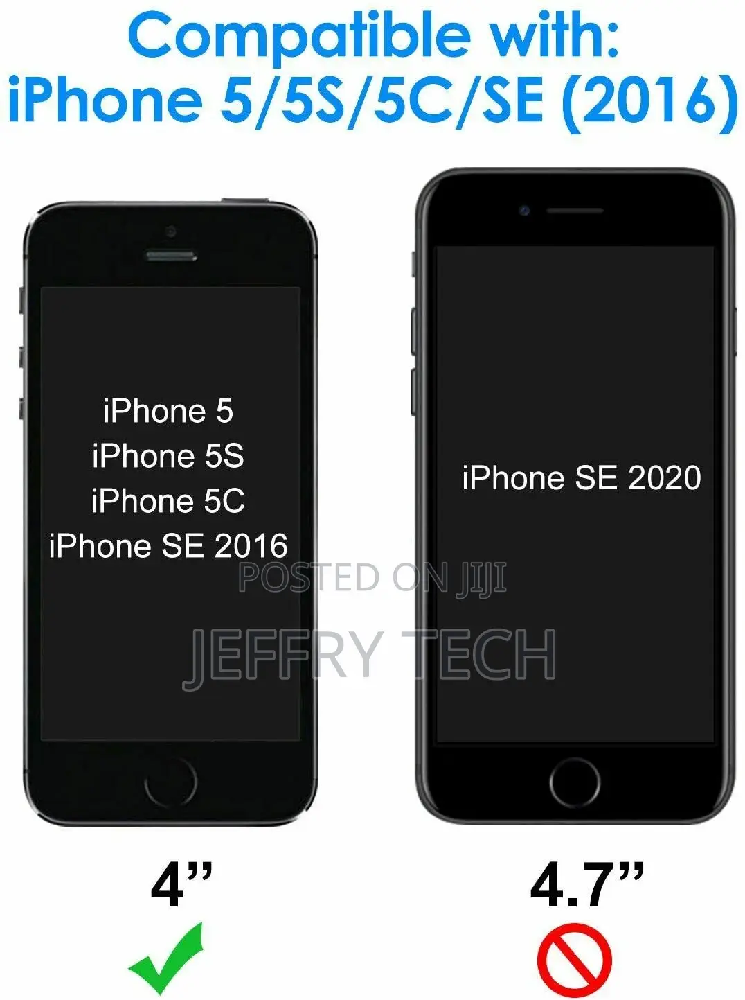 Tempered Glass for iPhone SE 2016 1st Gen 5 5s Screen Protec