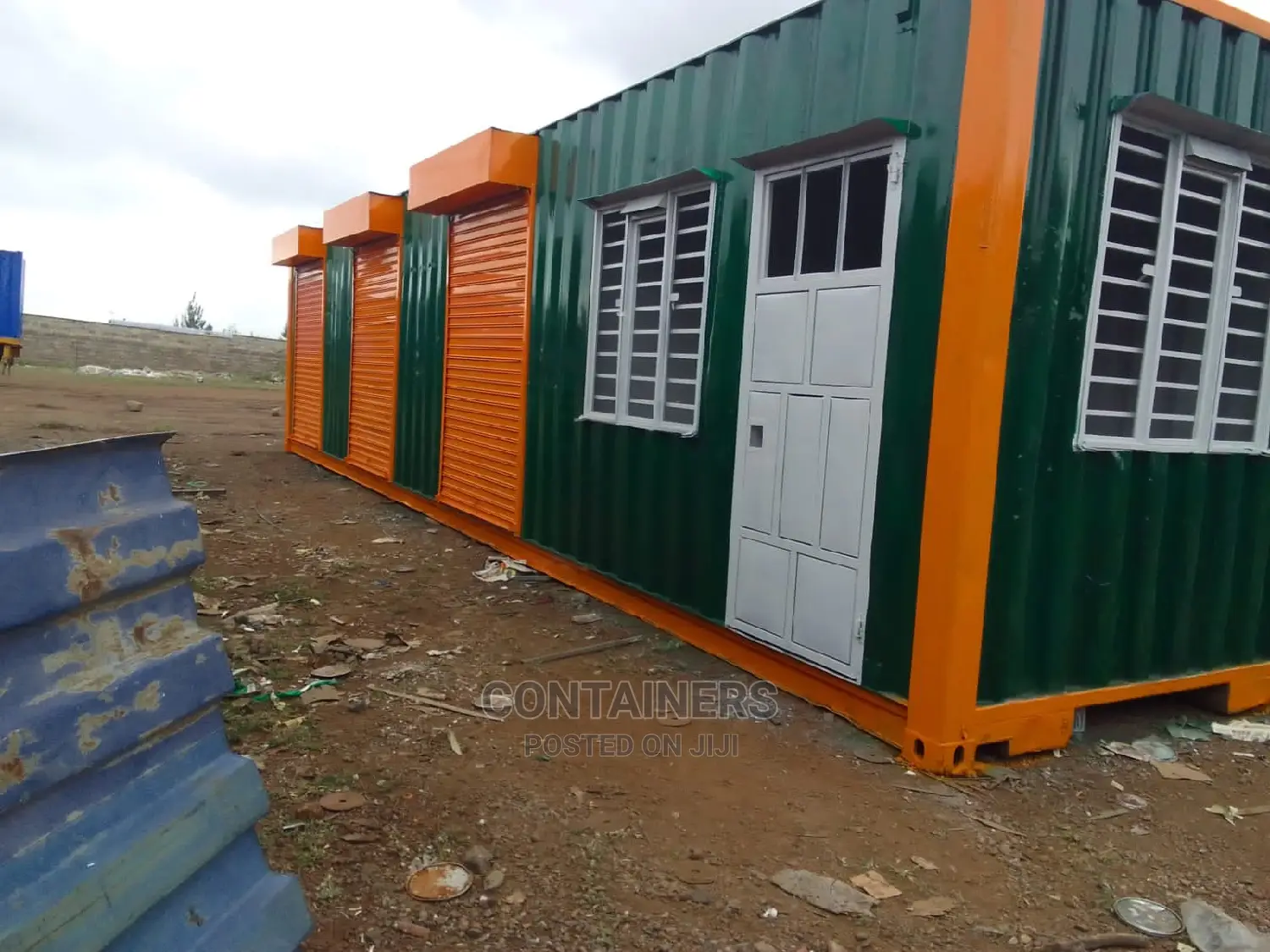 Container Stalls and an Office