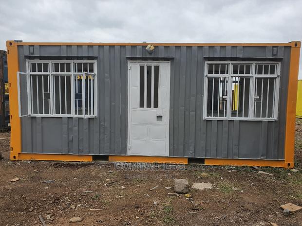 Our Ongoing Project on a 20ft Container for Office Use - main view