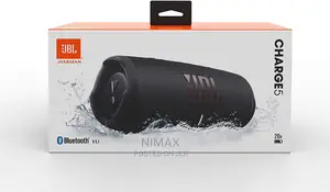 JBL CHARGE 5 Portable Speaker-Black/Red/Blue