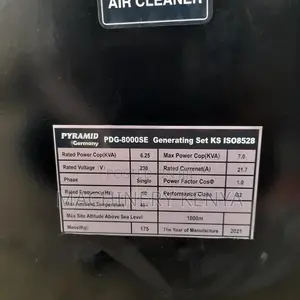 7kva Pyramid Diesel Powered Back Up Generator