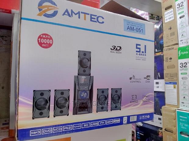 Amtec 5.1ch Hi-Fi Multimedia System /Fm/Bt/Usb/-Black.