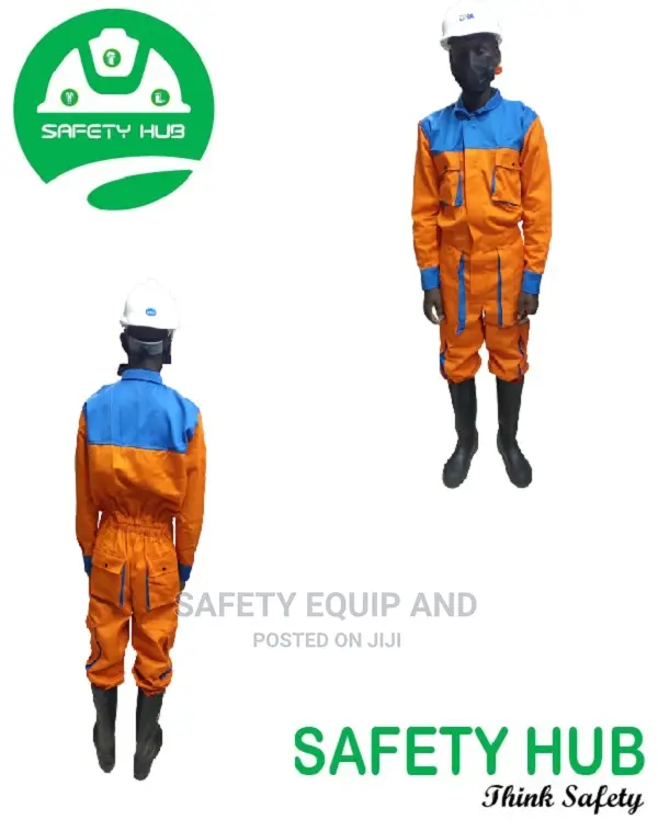 Cargo Overall/Orange Blue
