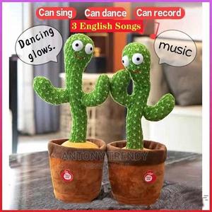120 English Songs Electronic Light Up Plush Cactus. - thumbnail 2