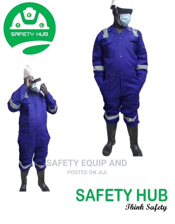 Royal Blue Reflective Overall - main view